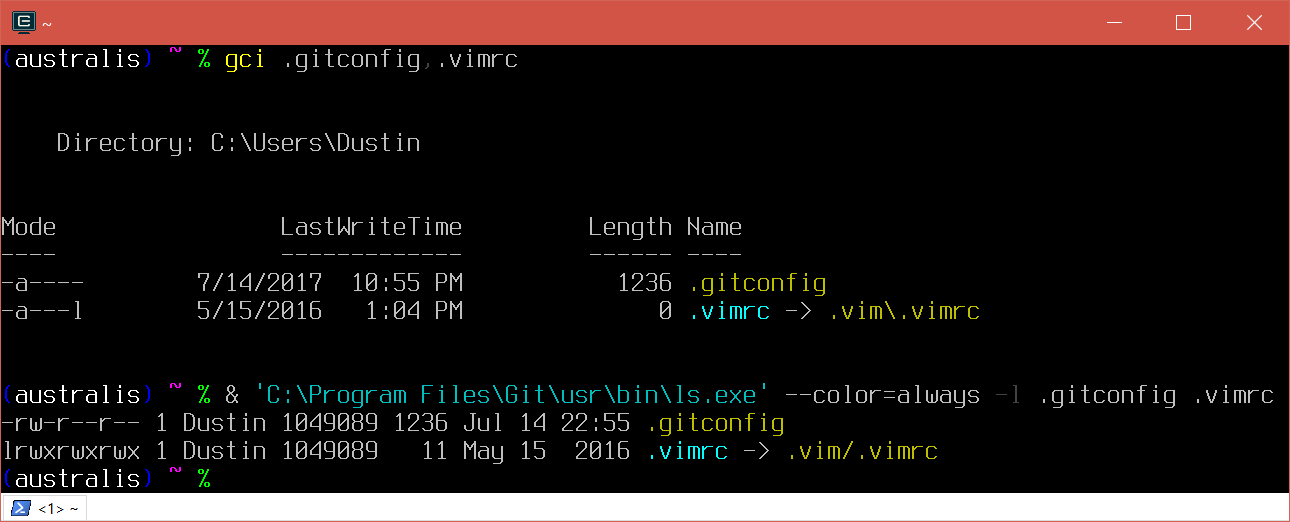 DirColors Coreutils integration